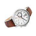 Tommy Hilfiger Landon Chronograph Quartz White Dial Brown Leather Strap Watch for Men - 1791531