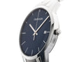 Calvin Klein City Blue Dial Silver Steel Strap Watch for Men - K2G2G14Q