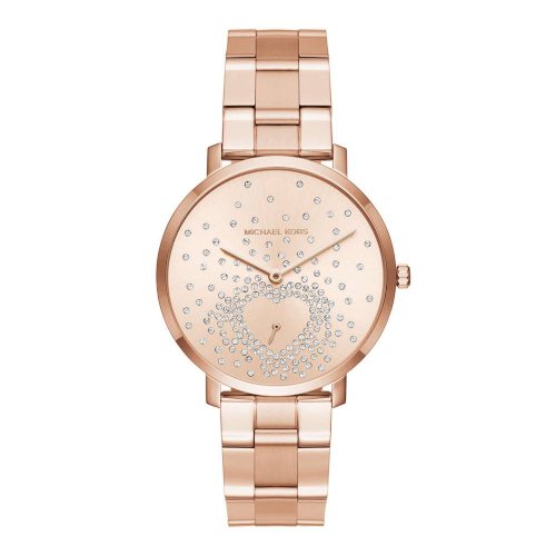 Michael Kors Jaryn Rose Gold Dial Rose Gold Steel Strap Watch for Women - MK3621