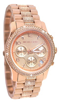 Michael Kors Runway Gold Dial Gold Steel Strap Watch for Women - MK5827