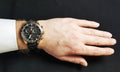 Tissot PRS 516 Chronograph Black Leather Strap Watch For Men - T100.417.36.051.00