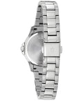 Bulova Crystal Silver Dial Silver Steel Strap Watch for Women - 96L226