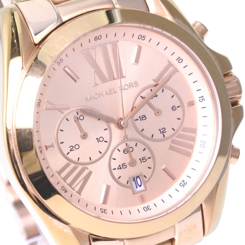 Michael Kors Bradshaw Rose Gold Dial Rose Gold Steel Strap Watch for Women - MK5503