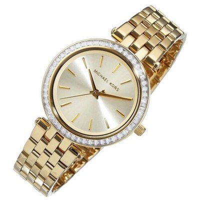 Michael Kors Darci Gold Dial Gold Steel Strap Watch for Women - MK3365