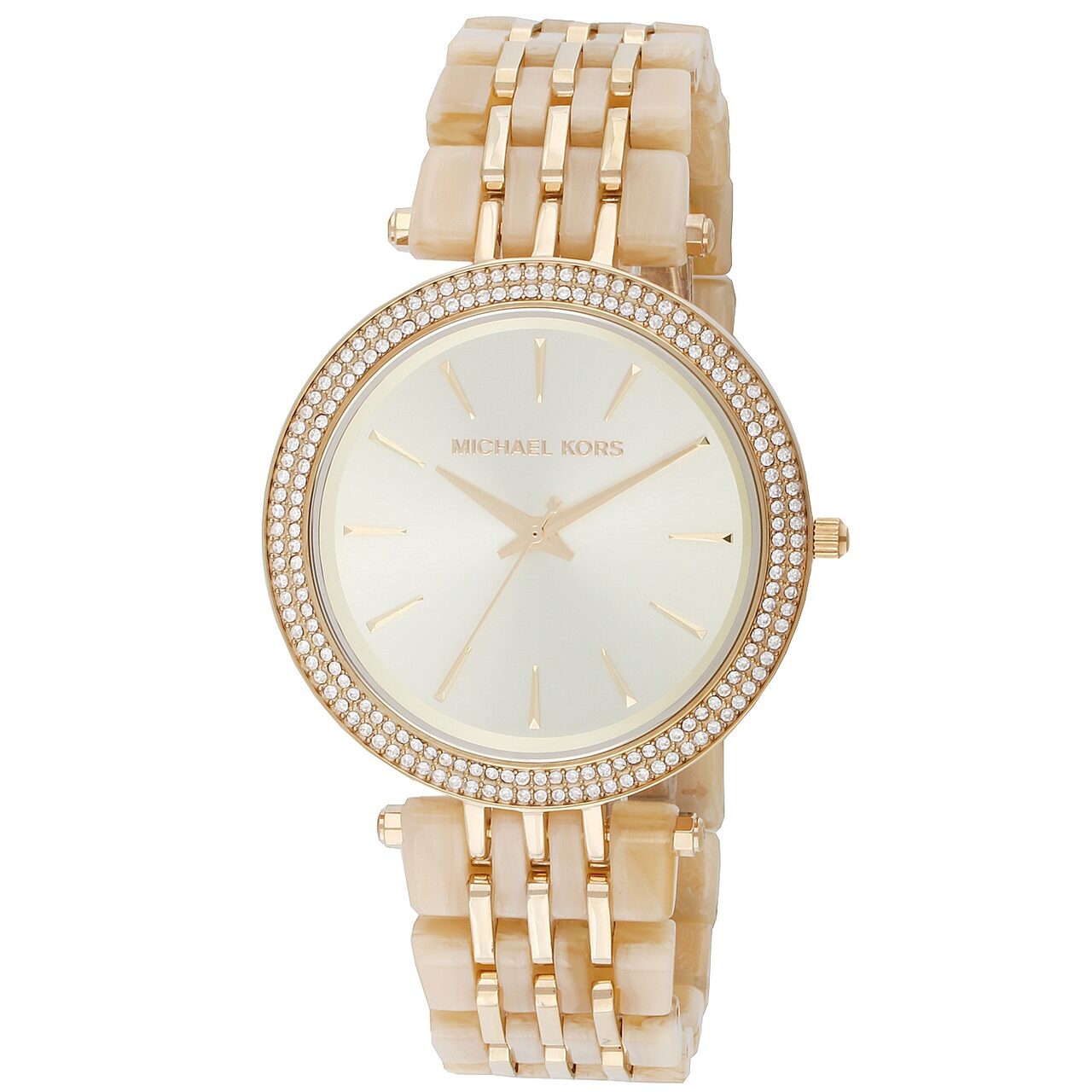 Michael Kors Darci Gold Dial Gold Steel Strap Watch for Women - MK4325