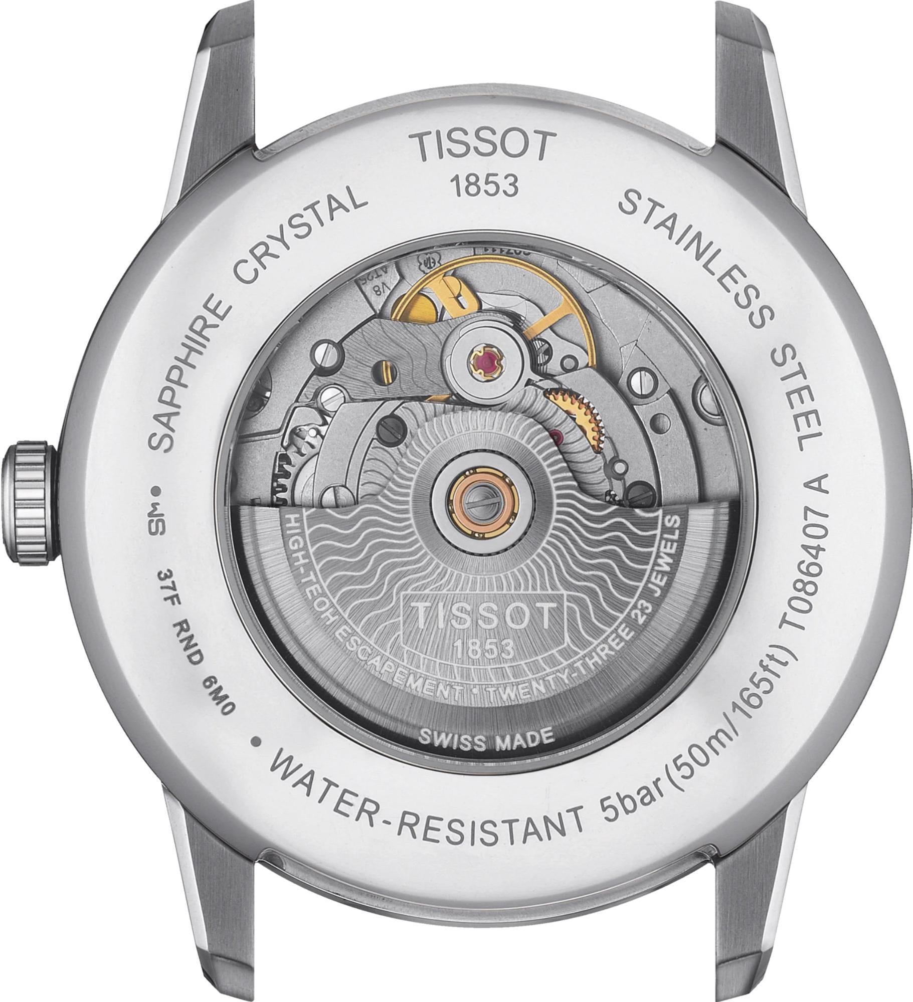 Tissot Luxury Powermatic 80 Watch For Men - T086.407.16.037.00