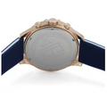 Tommy Hilfiger Bank Multifunction Quartz White Dial Blue Rubber Strap Watch for Men - 1791778