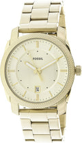 Fossil Machine Gold Dial Gold Steel Strap Watch for Men - FS5264