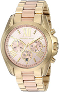 Michael Kors Bradshaw Gold Dial Gold Steel Strap Watch for Women - MK6359