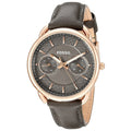 Fossil Tailor Grey Dial Grey Leather Strap Watch for Women - ES3913