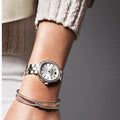 Swarovski Daytime Crystal Silver Dial Silver Steel Strap Watch for Women - 5095600