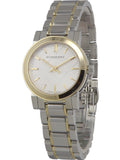 Burberry The City Silver Dial Two Tone Steel Strap Watch for Women - BU9217