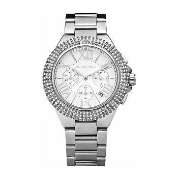 Michael Kors Camille Silver Dial Silver Steel Strap Watch for Women - MK5634