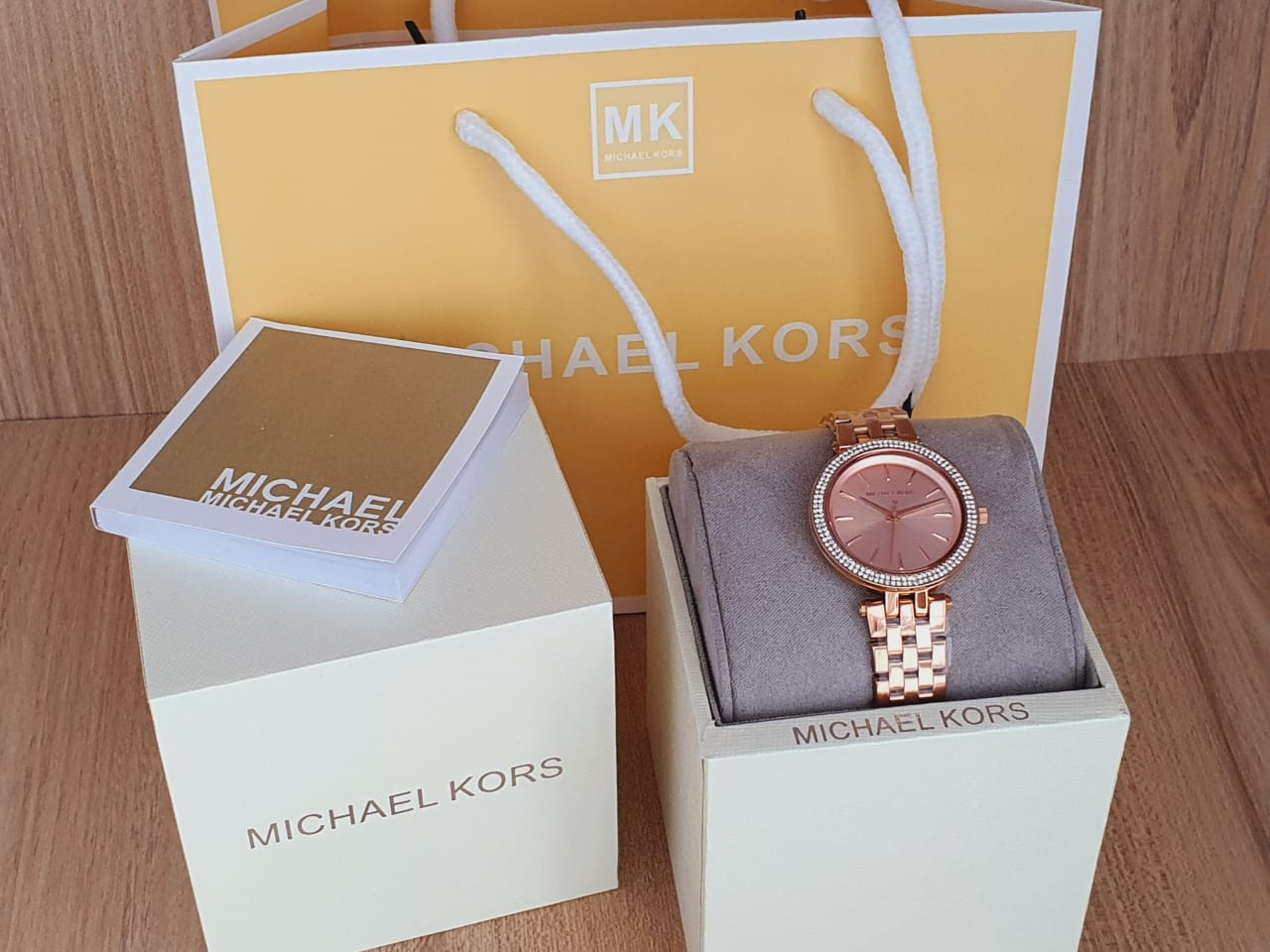 Michael Kors Darci Rose Gold Steel Strap Watch for Women - MK3431