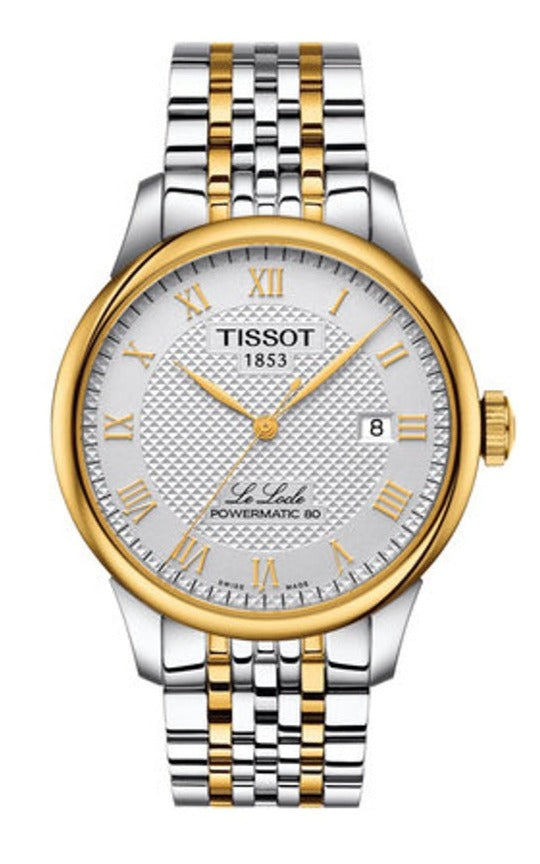 Tissot Le Locle Powermatic 80 Automatic Silver Dial Watch For Men - T006.407.22.033.01