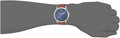 Fossil The Minimalist 3H Blue Dial Brown Leather Strap Watch for Men - FS5499