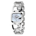 Gucci G Gucci Diamonds Mother of Pearl Dial Silver Steel Strap Watch For Women - YA125502