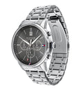 Tommy Hilfiger Kyle Chronograph Grey Dial Silver Steel Strap Watch for Men - 1791632