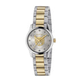 Gucci G Timeless Quartz Diamonds Silver Dial Two Tone Steel Strap Watch For Women - YA1265016