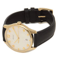 Gucci G-Timeless Quartz Mother of Pearl Dial Black Leather Strap Watch For Women - YA1264044