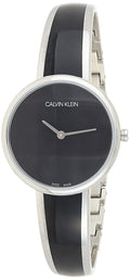 Calvin Klein Seduce Black Dial Two Tone Steel Strap Watch for Women - K4E2N111