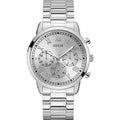 Guess Hendrix Silver Dial Silver Steel Strap Watch for Men - GW0066G1