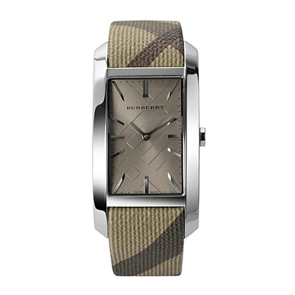 Burberry The Pioneer Grey Dial Brown Leather Strap Watch for Women - BU9504