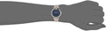 Emporio Armani Gianni T Bar Blue Dial Two Tone Steel Strap Watch For Women - AR11092