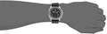 Fossil Modern Machine Chronograph Black Dial Black Leather Strap Watch for Men - FS4928