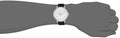 Calvin Klein Even White Dial Black Leather Strap Watch for Women - K7B211C6