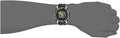 Gucci Dive Embroidered Tiger Motif Black Dial Black Rubber Strap Watch For Men - YA136318