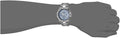 Guess Commander Chronograph Blue Dial Silver Steel Strap Watch for Men - GW0056G2