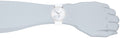 Calvin Klein Accent Silver Dial White Leather Strap Watch for Women - K2Y211K6