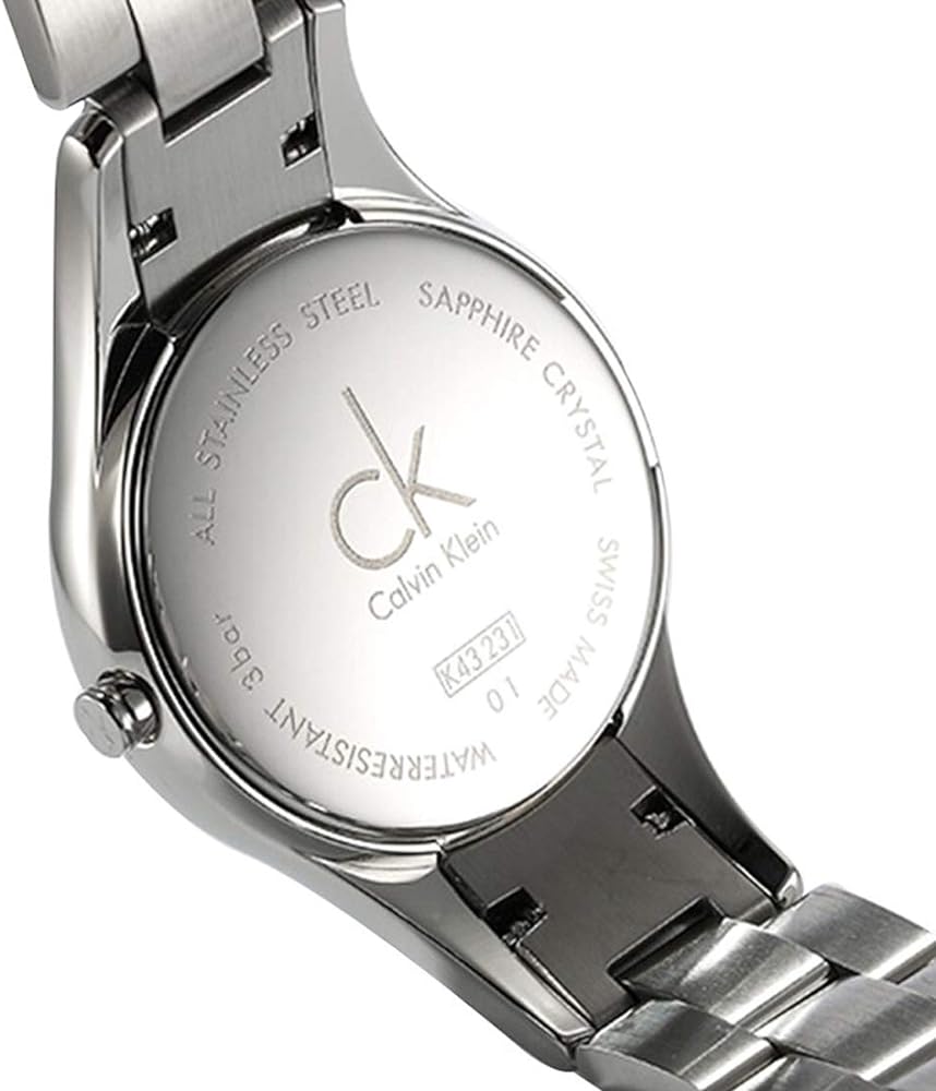 Calvin Klein Simplicity White Dial Silver Steel Strap Watch for Women - K4323101