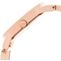 Calvin Klein Stately White Dial Rose Gold Steel Strap Watch for Women - K3G23626