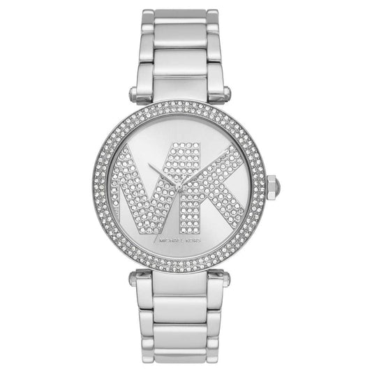 Michael Kors Parker Silver Dial Silver Steel Strap Watch for Women - MK5925