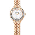 Swarovski Lovely Crystals Mother of Pearl Dial Rose Gold Steel Strap Watch for Women - 5261496