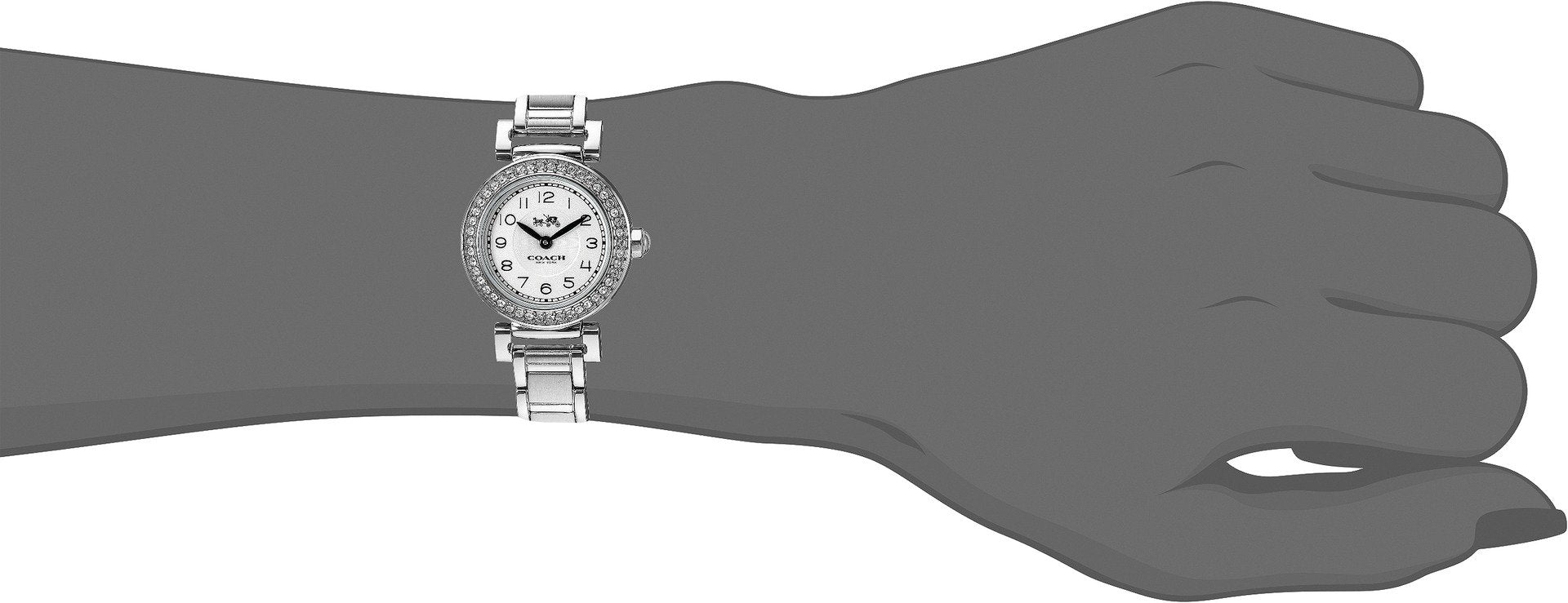 Coach Madison Silver Dial Silver Steel Strap Watch for Women - 14502402