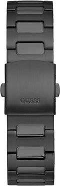 Guess Scope Multifunction Black Dial Black Steel Strap Watch for Men - GW0454G3