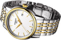 Tissot T Classic Carson Quartz White Dial Two Tone Steel Strap Watch for Men - T085.410.22.011.00