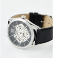 Guess Tailor Multifunction Black Dial Black Leather Strap Watch for Men - GW0389G1