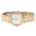 Guess Park Ave White Dial Rose Gold Steel Strap Watch for Women - W0767L3