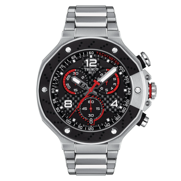 Tissot T Race Moto GP Limited Edition Black Chronograph Black Dial Stainless Steel Strap Watch for Men - T141.417.11.057.00