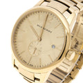 Burberry The Classic Yellow Gold Dial Gold Steel Strap Watch for Men - BU10006