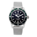 Breitling Superocean Heritage 42mm Chronograph Green Bezel Mens Watch - A1732136