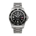 Breitling Superocean Automatic 44mm Black Dial Silver Steel Strap Watch for Men - A17367D71B1A1