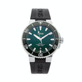 Oris Aquis Date Green Dial Black Rubber Strap Watch for Men - 0173377304157-0742464EB