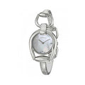 Gucci Horsebit Collection Diamonds Mother of Pearl Dial Silver Steel Strap Watch For Women - YA139506