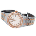 Audemars Piguet Royal Oak Quartz Diamonds White Dial Two Tone Steel Strap Watch for Women - 67651SR.ZZ.1261SR.01