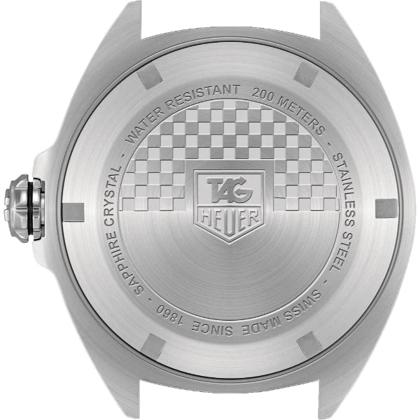 Tag Heuer Formula 1 Quartz White Dial Black Rubber Strap Watch for Men - WAZ2114.FT8023